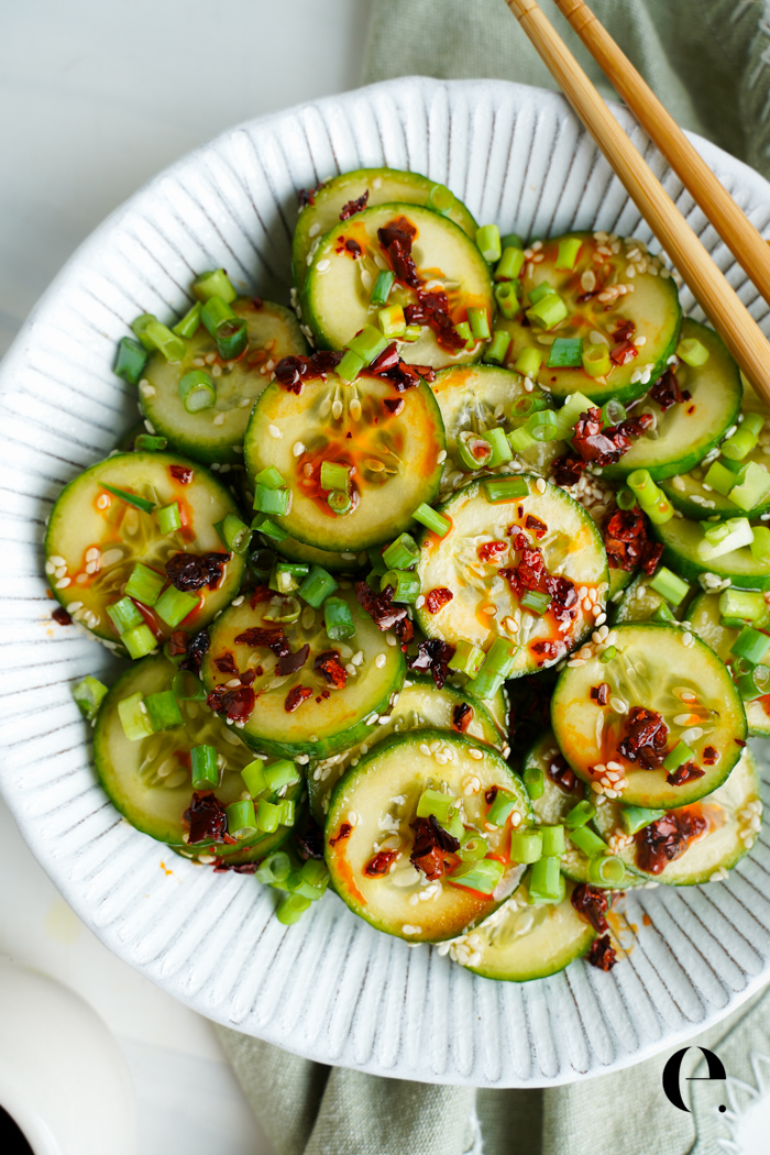 TikTok Inspired Asian Cucumber Salad: Easy Custom Flavors